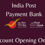 India Post Payment Bank Account Opening Online