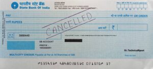 How to cancel a cheque