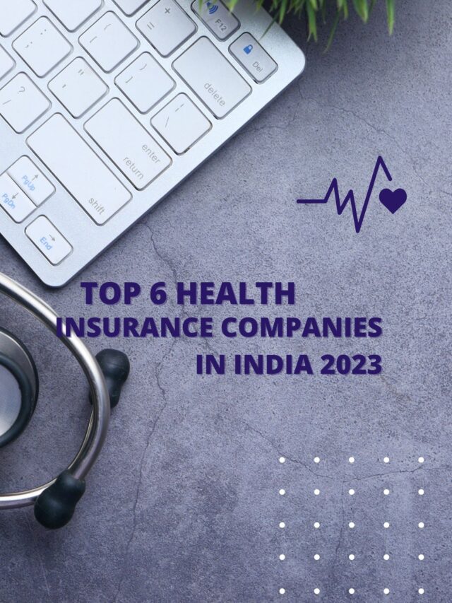 Top 6 health insurance companies in India