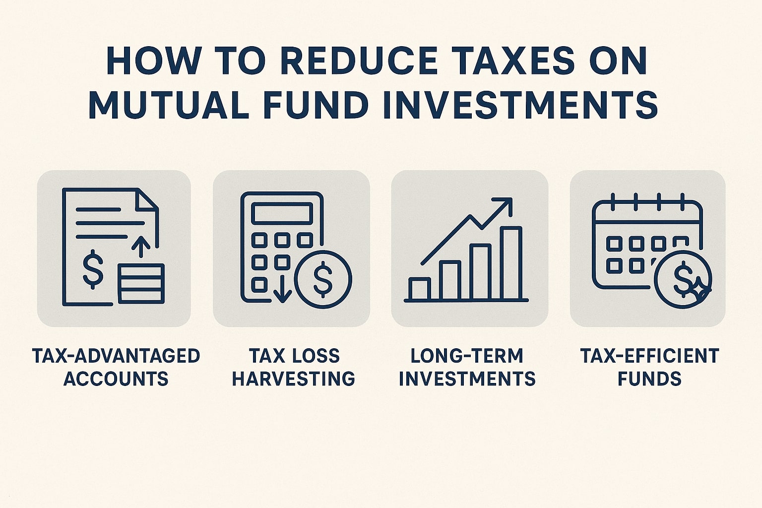 How to Reduce Taxes on Mutual Fund Investments