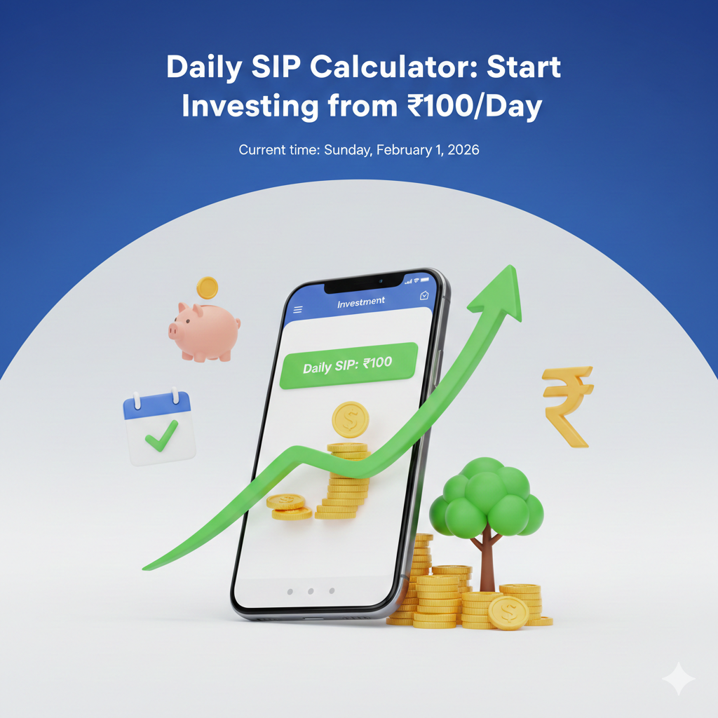 Daily SIP Calculator: Start Investing from ₹100/Day